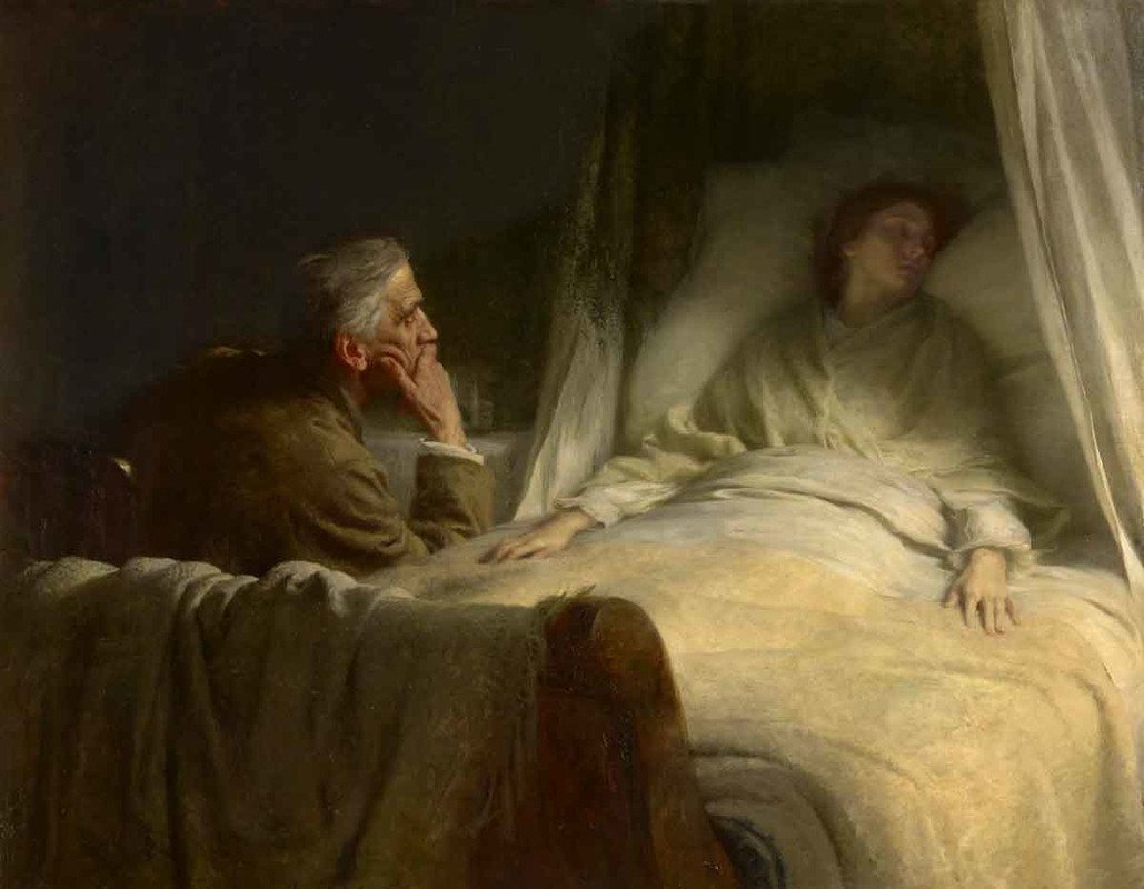 the crisis painting dicksee