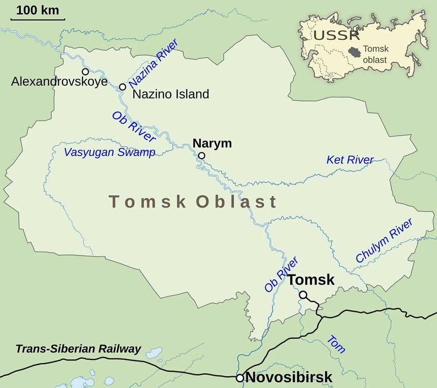 tomsk oblast map