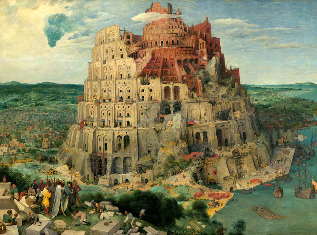 tower babel brueghel painting