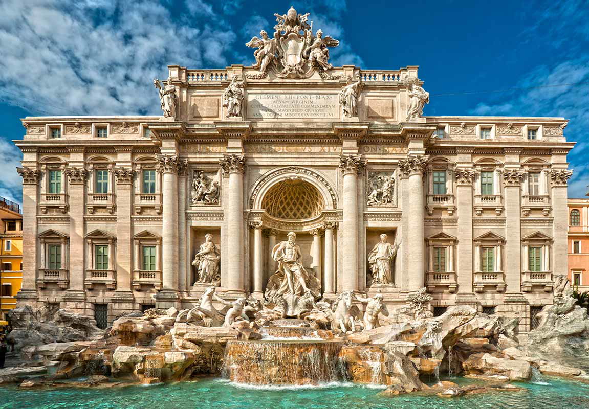 trevi fountain today Rome