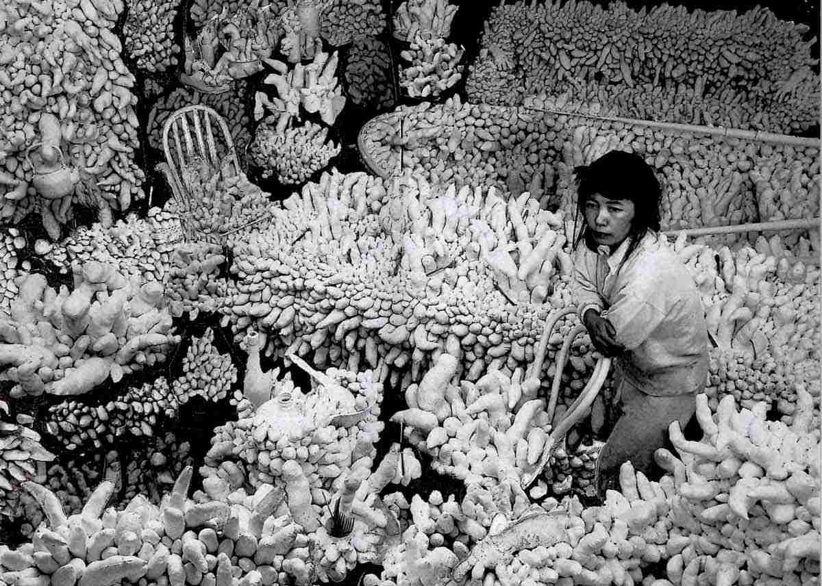 yayoi kusama compulsion furniture accumulation 1964