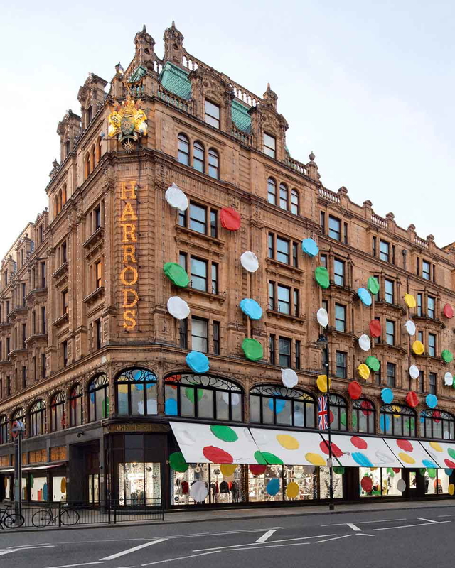 yayoi kusama louis vuitton harrods 2023