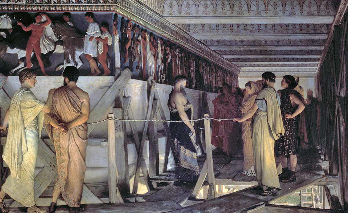 almatadema phidias parthenon frieze birmingham