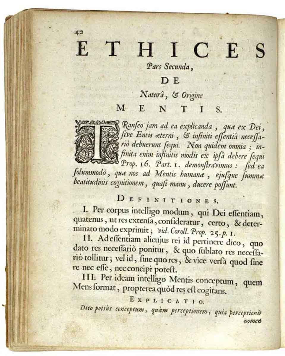 baruch spinoza ethics