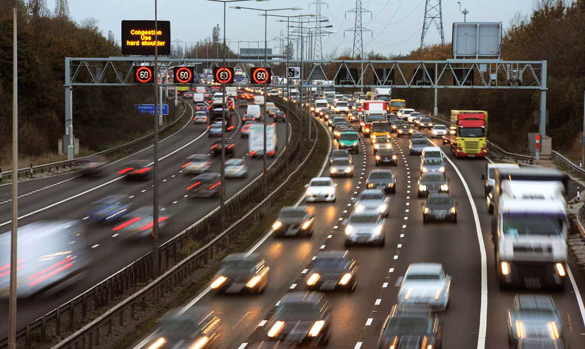 British roads where drivers stick to the left