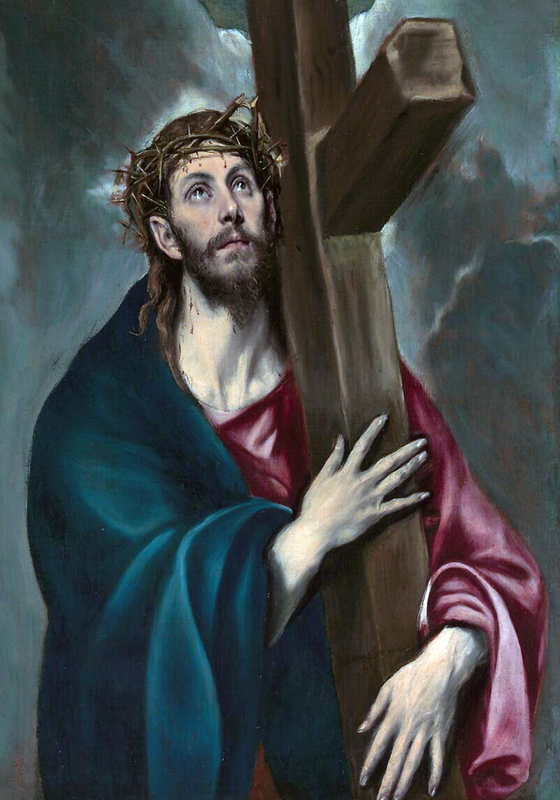 Christ Carrying the Cross, El Greco, 1577-87, via The Met