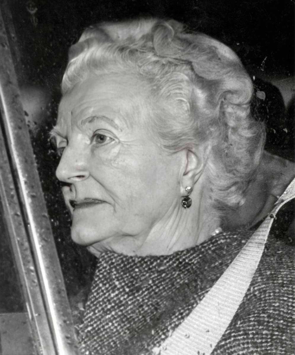 clementine churchill after funeral photo