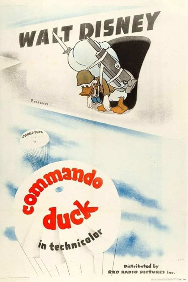 commando duck poster