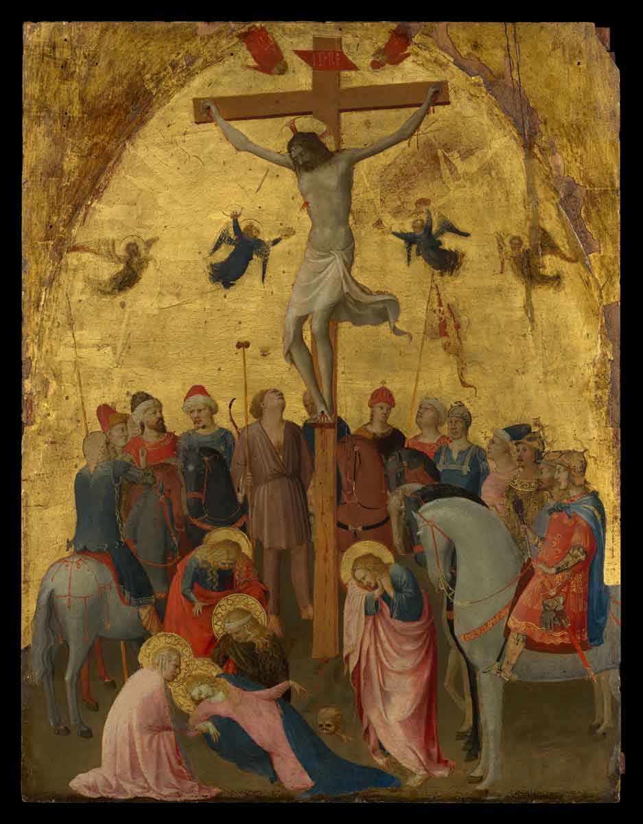 cruxifiction painting early medieval