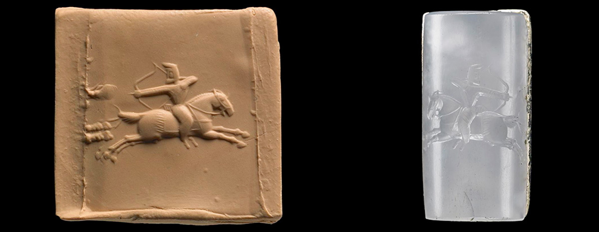 cylinder seal with horse archer