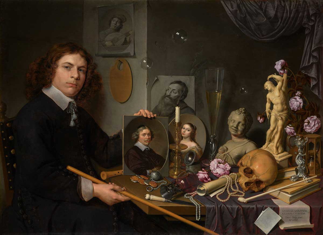 david bailly vanitas self portrait lakenhal