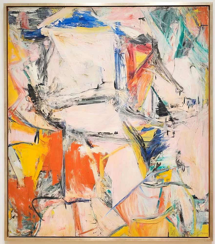 Interchange, by Willem de Kooning, 1955 most expensive paintings