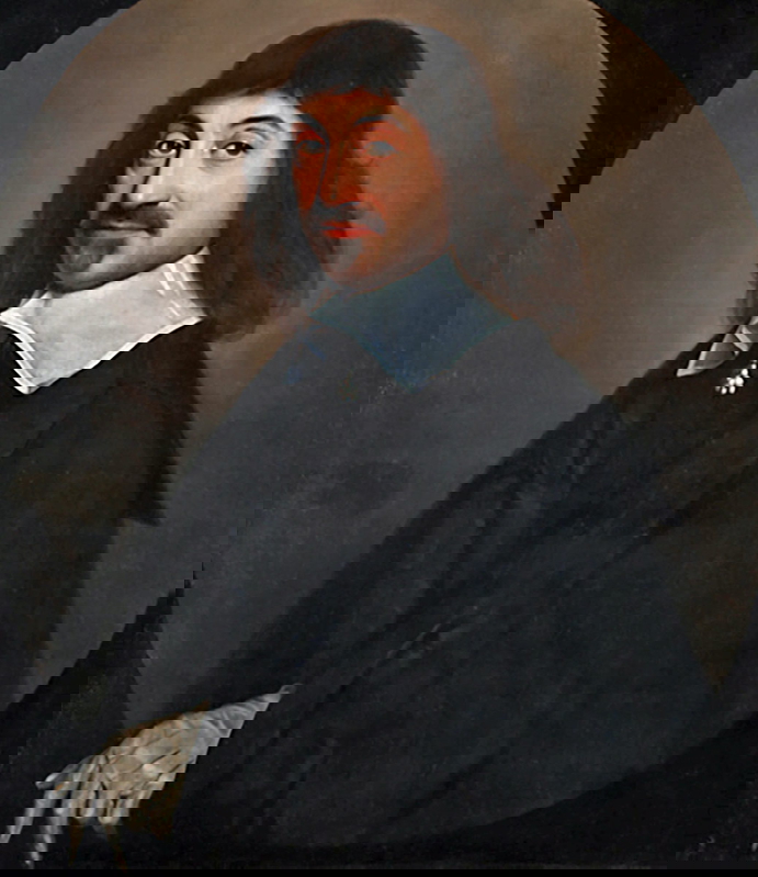 Portrait of René Descartes, Pieter Nason, 1647, Agnes Art Center