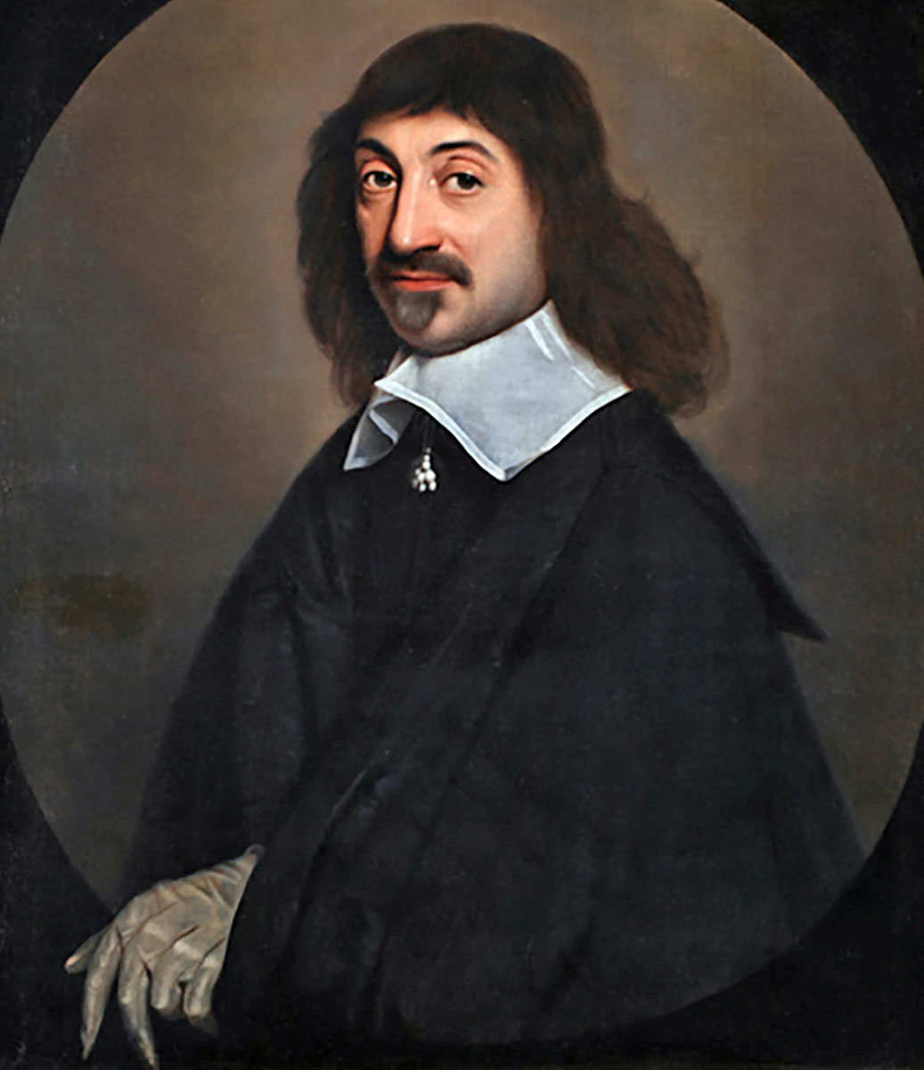 Portrait of René Descartes, Pieter Nason, 1647, Agnes Art Center