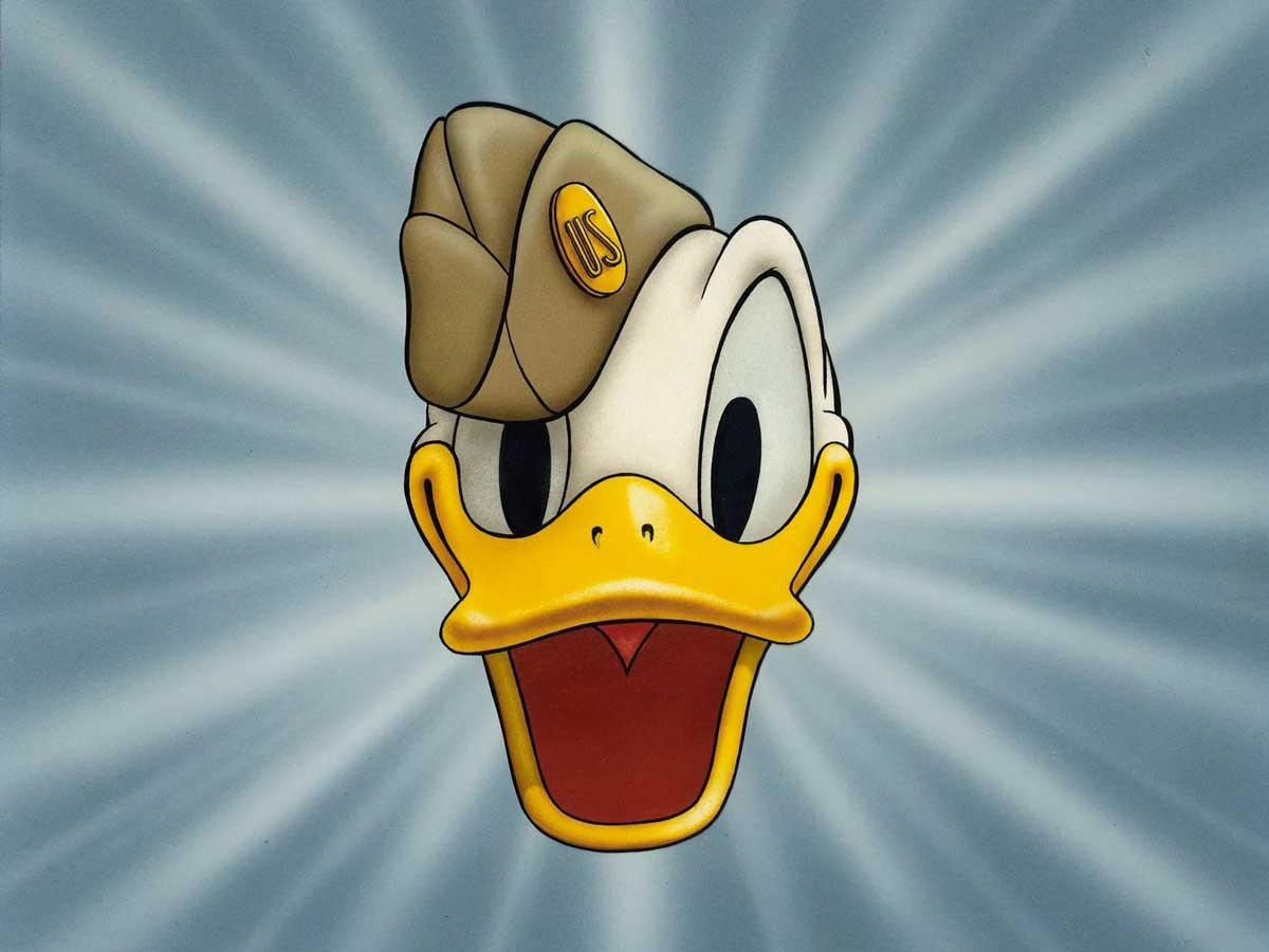 donald duck title card art