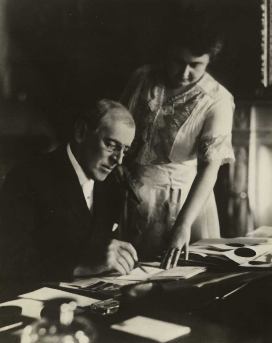 edith wilson woodrow wilson gettyimages