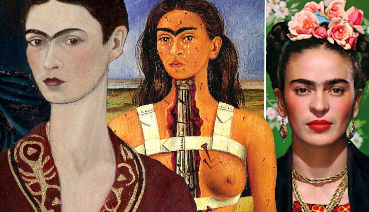 frida kahlo faces