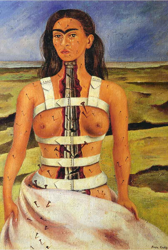 frida kahlo la columna rota the broken column