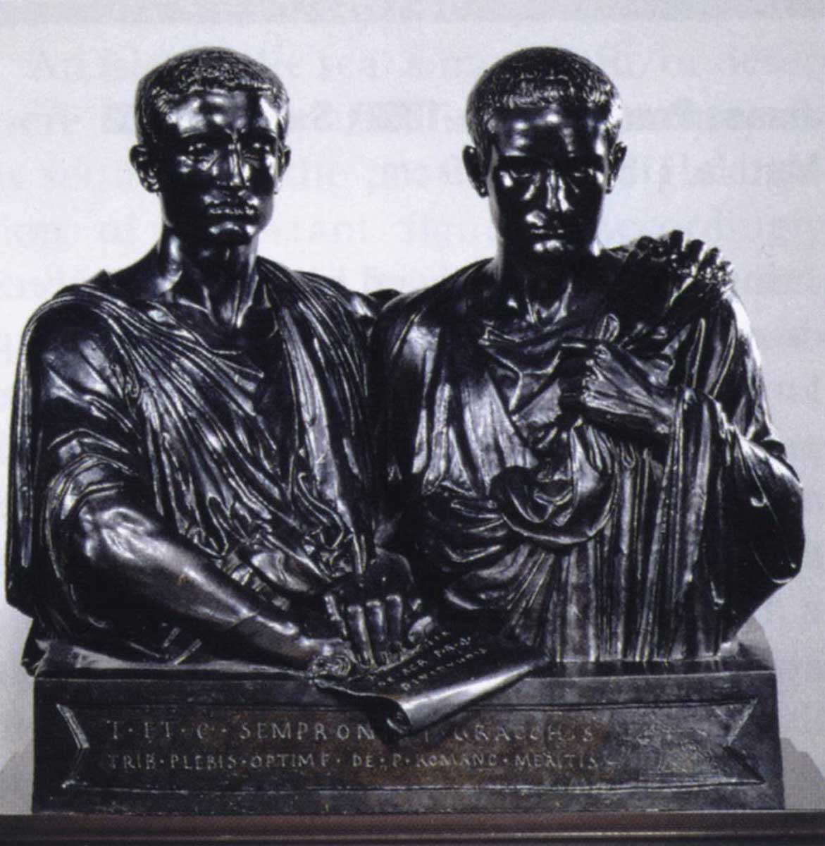 gracchi brothers statue late roman republic