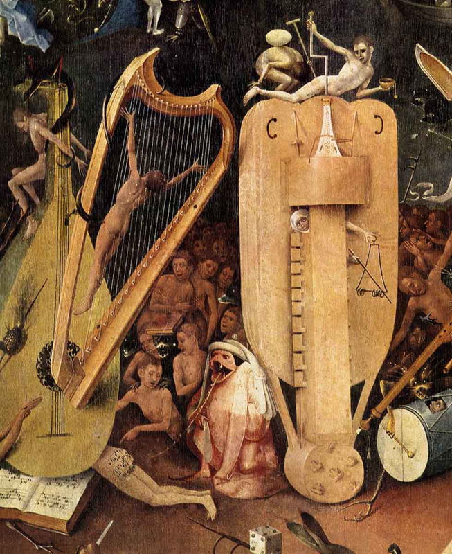 hieronymus bosch the garden of earthly delights hell detail