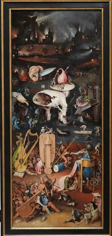 hieronymus bosch the garden of earthly delights right panel
