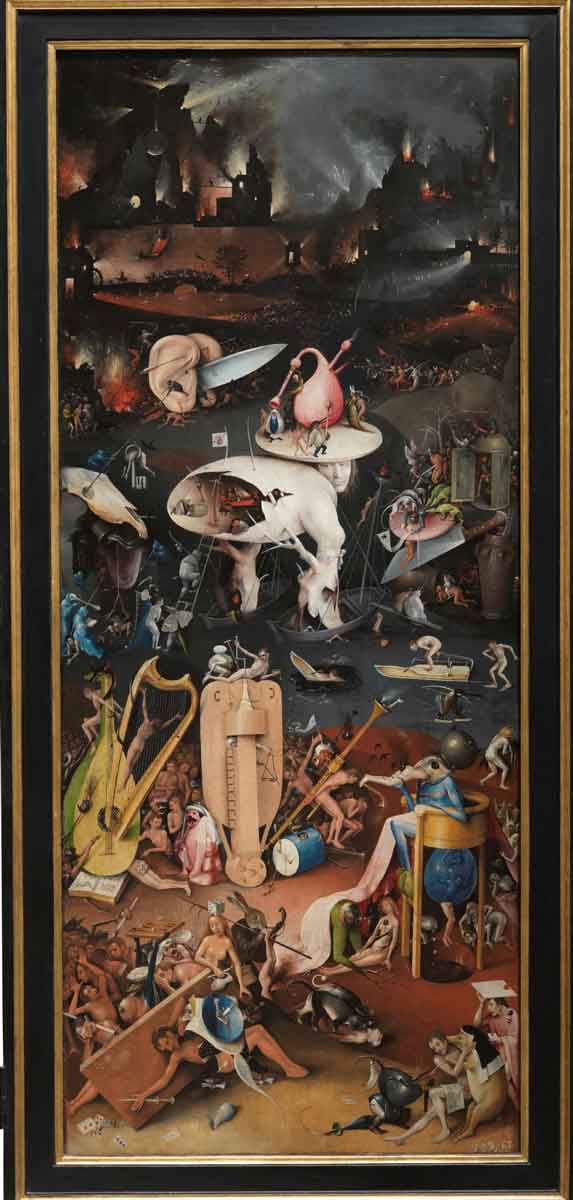 hieronymus bosch the garden of earthly delights right panel
