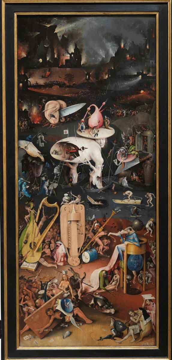 hieronymus bosch the garden of earthly delights right panel