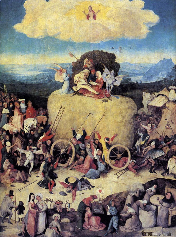 hieronymus bosch the haywain central panel
