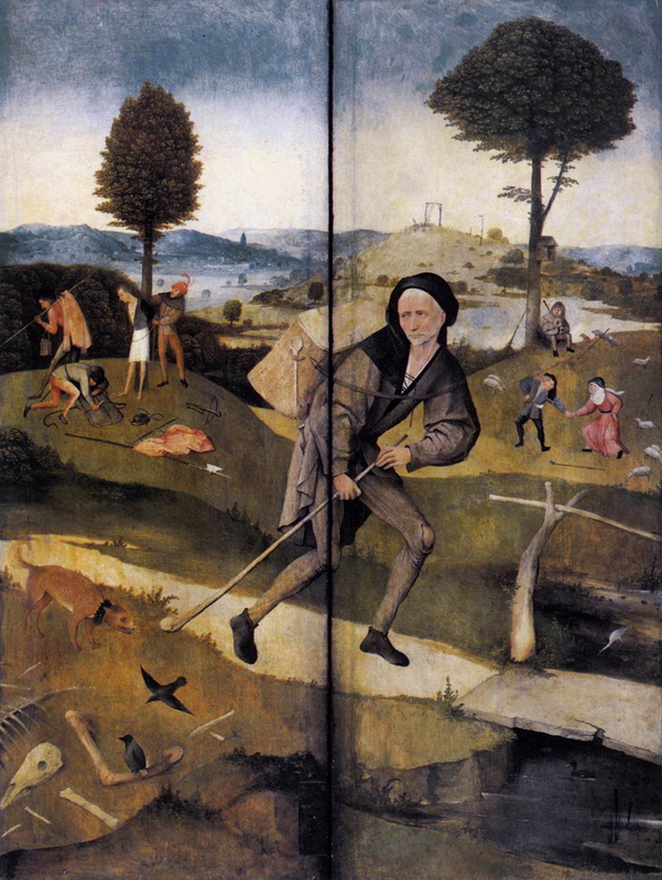 hieronymus bosch the haywain outer faces