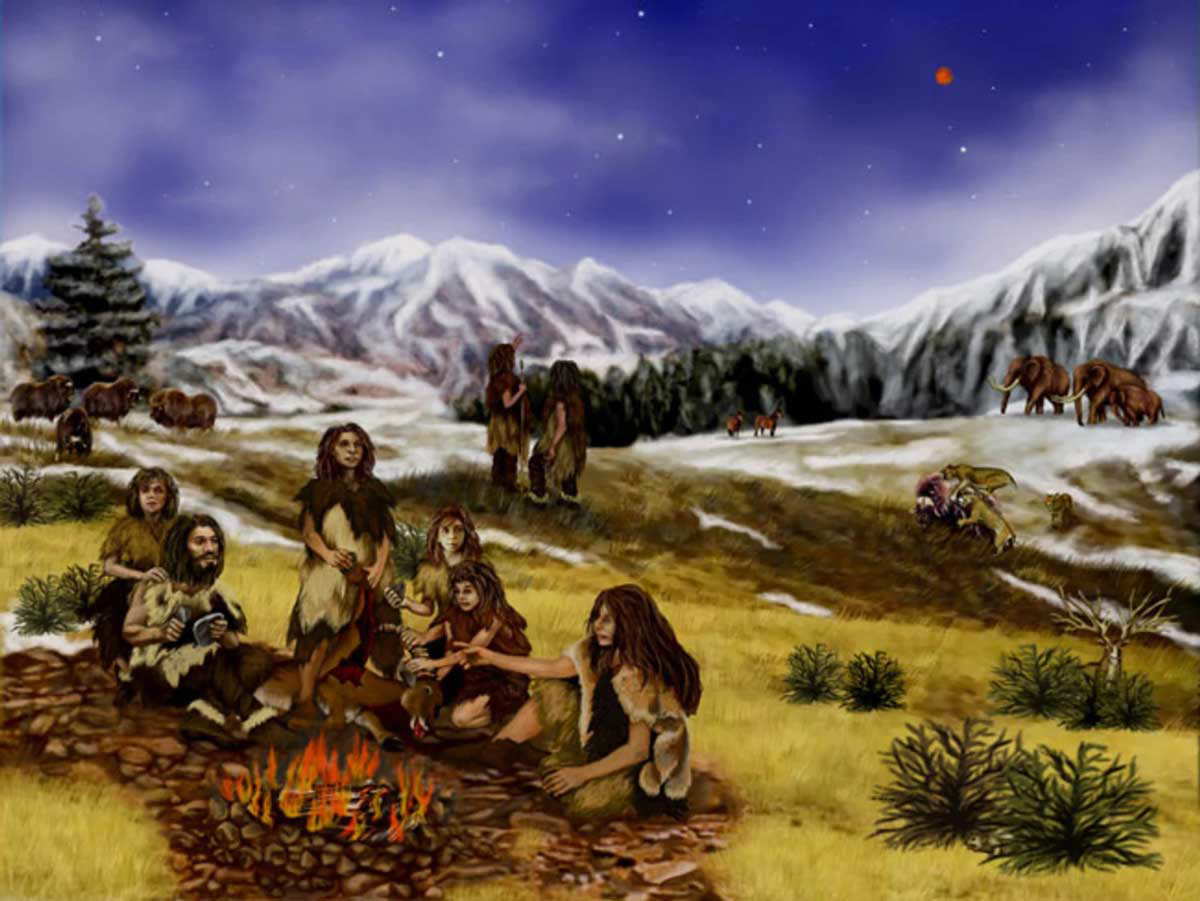 human evolution campfire