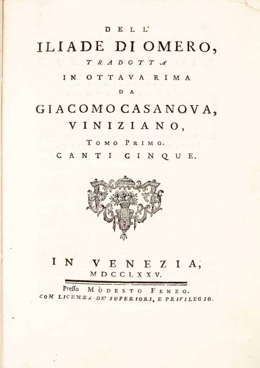 iliad giacomo casanova