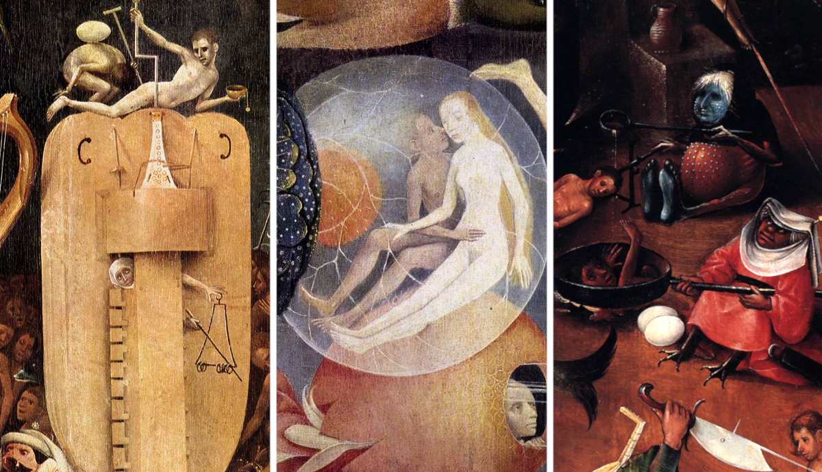 incredible details from hieronymous bosch paintings