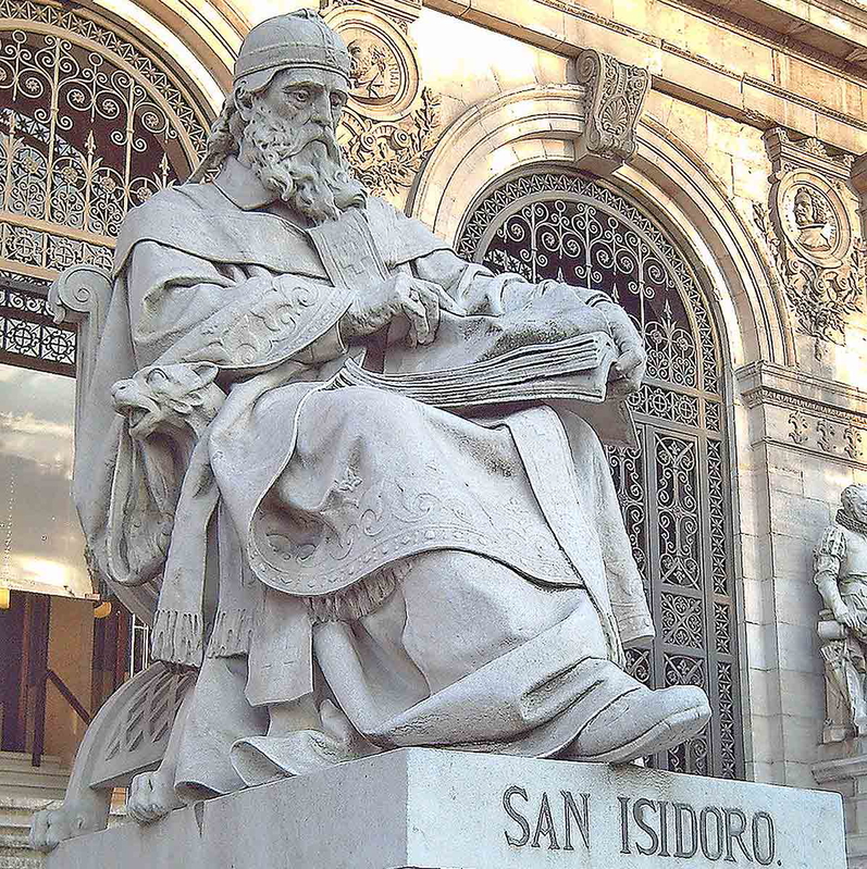 isidore of seville statue