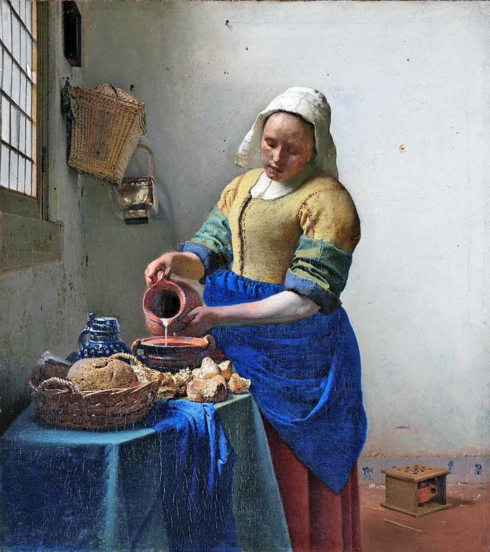 johannes vermeer the milkmaid painting