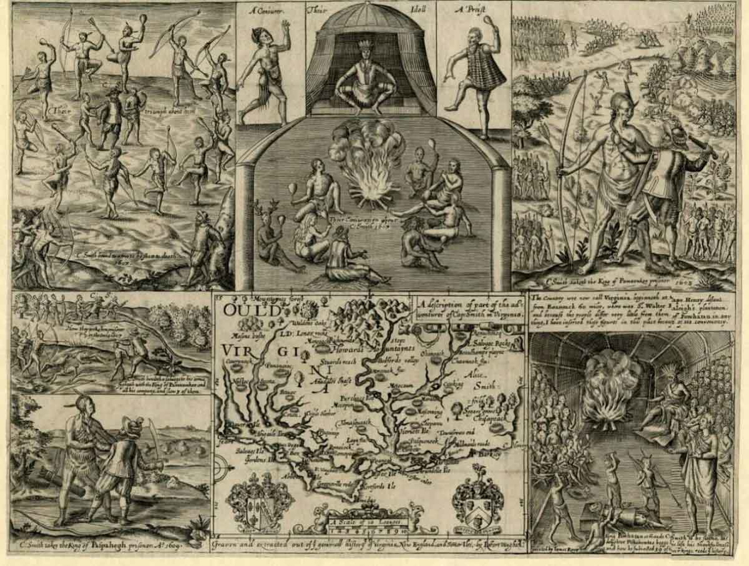 john smith explorations new world native americans
