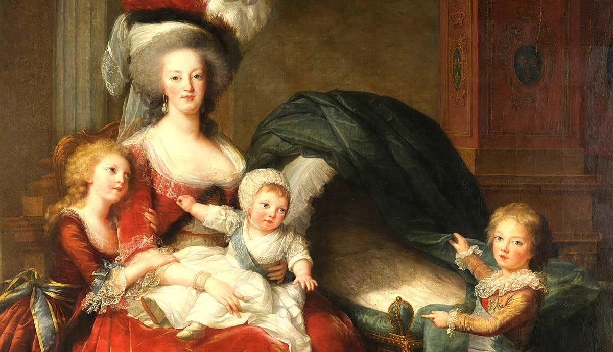 marie antoinette with children