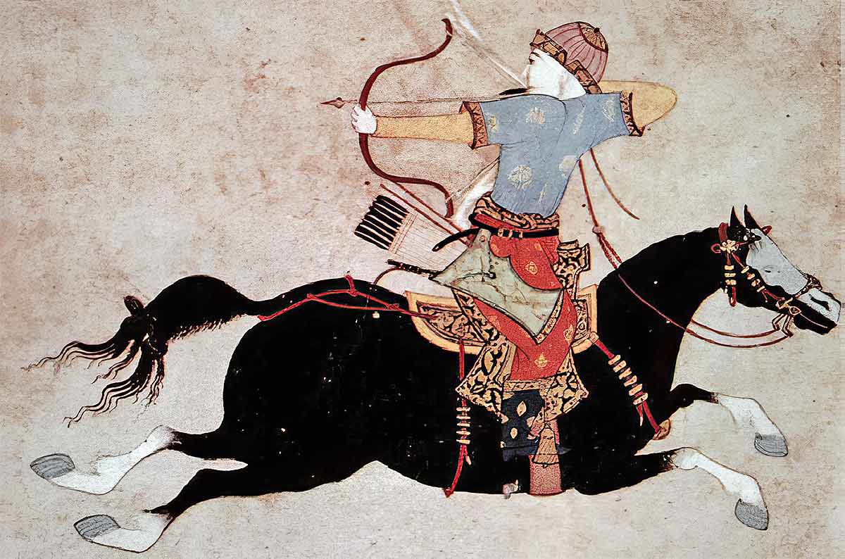 painting bamsi beyrek mongol