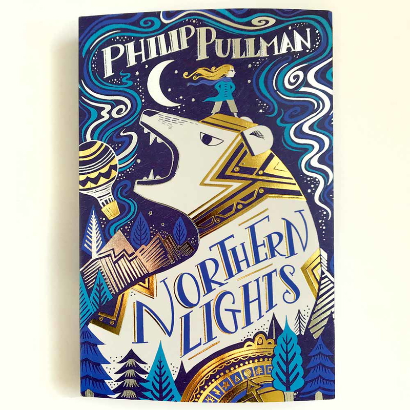 Front cover for Philip Pullman’s Northern Lights, from the His Dark Materials Trilogy
