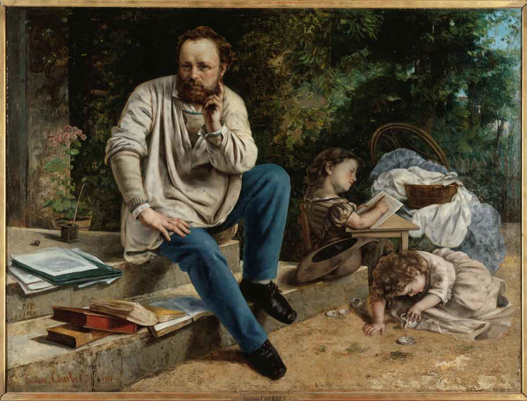proudhon courbet children