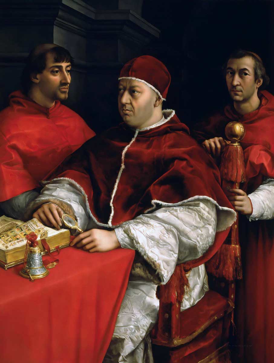 raphael pope leo x