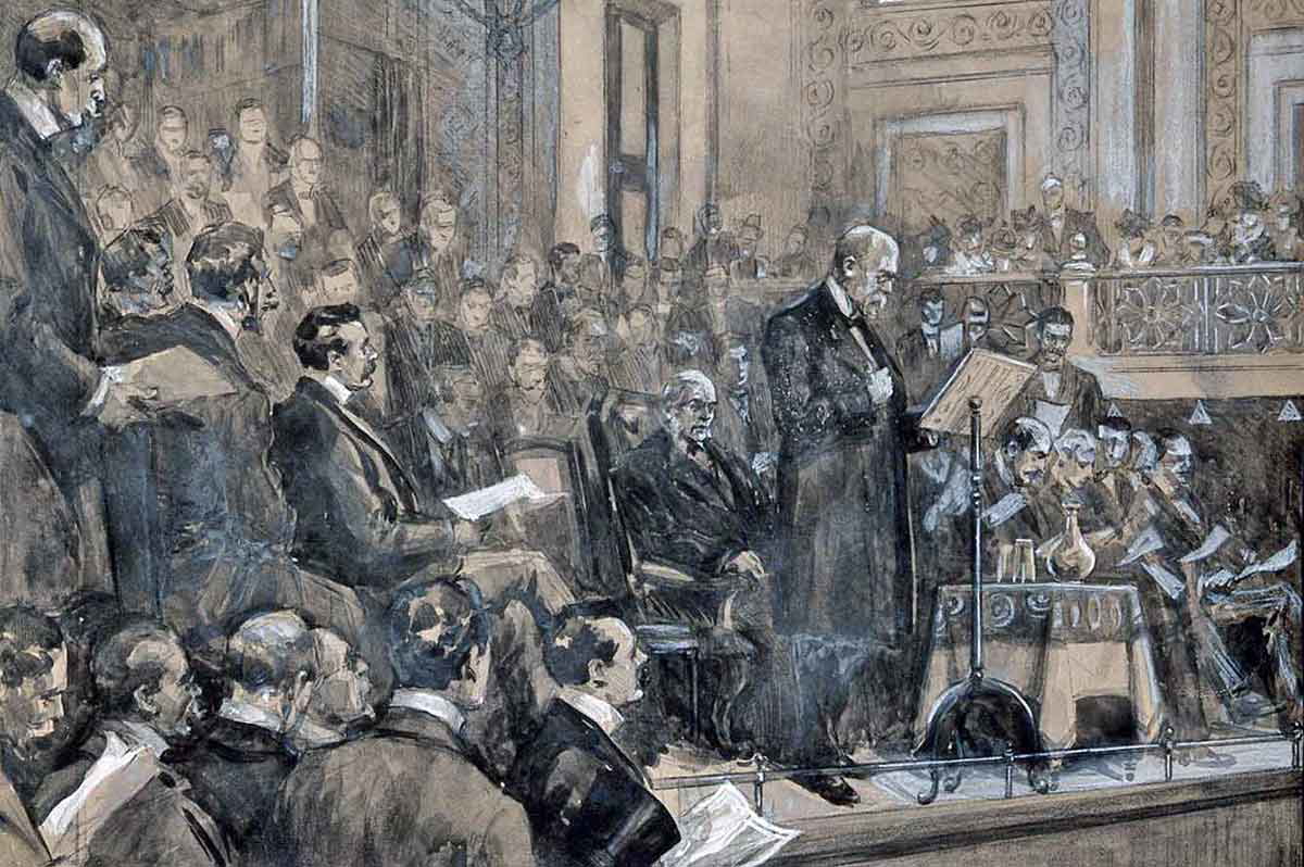 robert koch addresses conference at st james hall