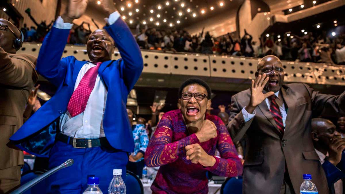 robert mugabe zimbabwe celebration