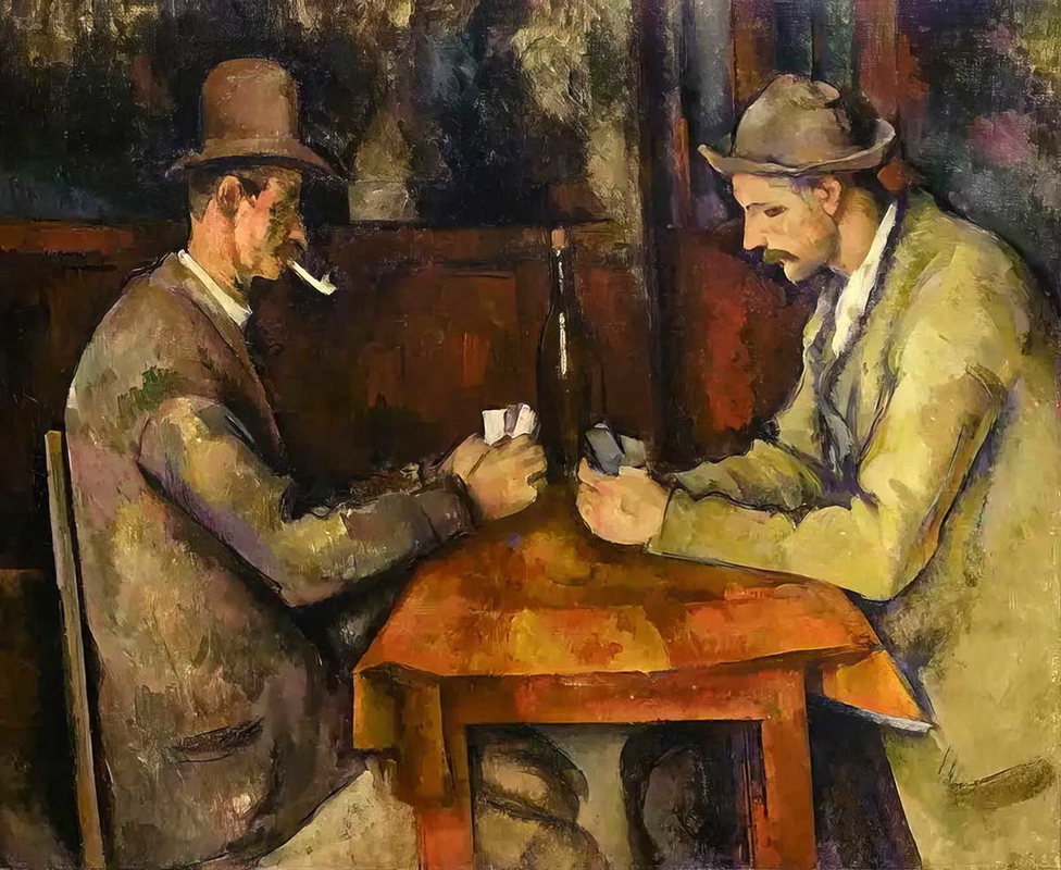 The Card Players, Paul Cezanne, 1894-5 most expensive paintings