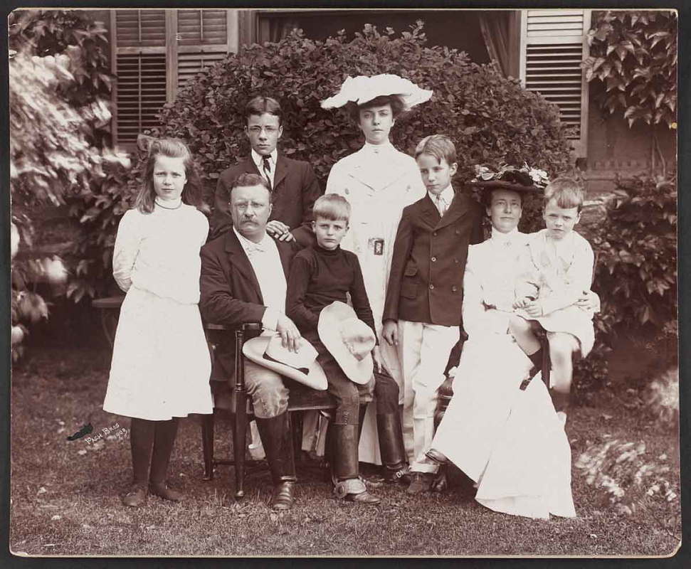theodore roosevelt wife children family portrait