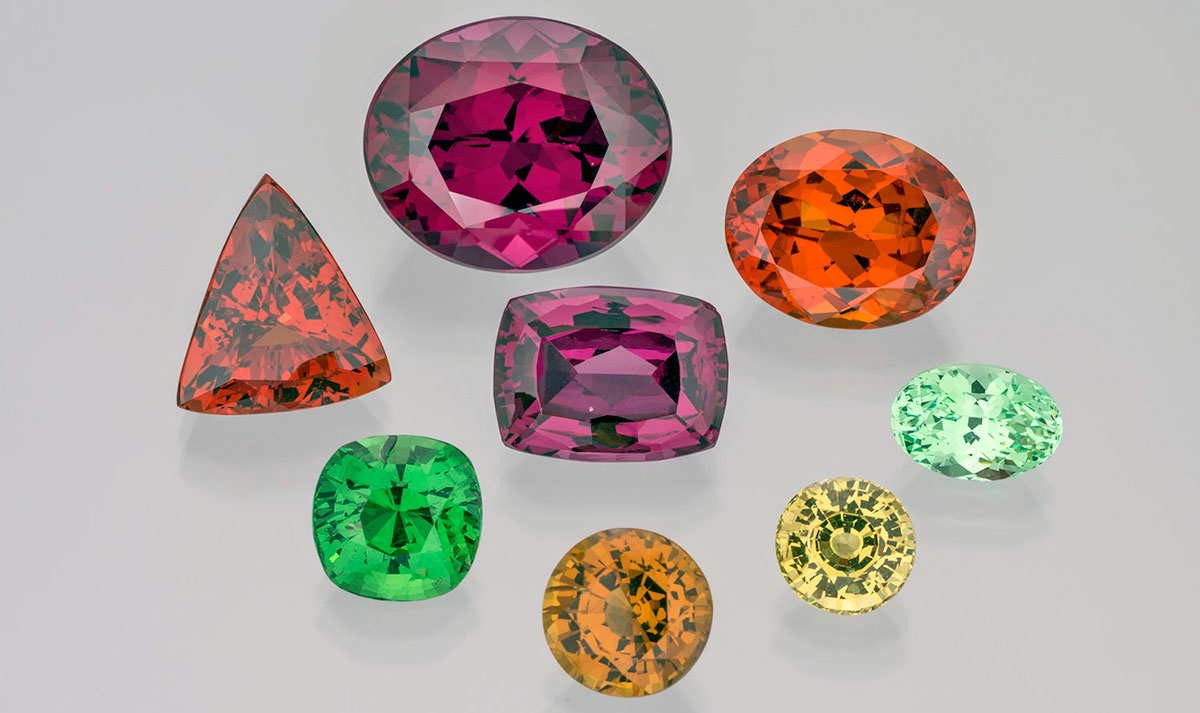 types of garnets