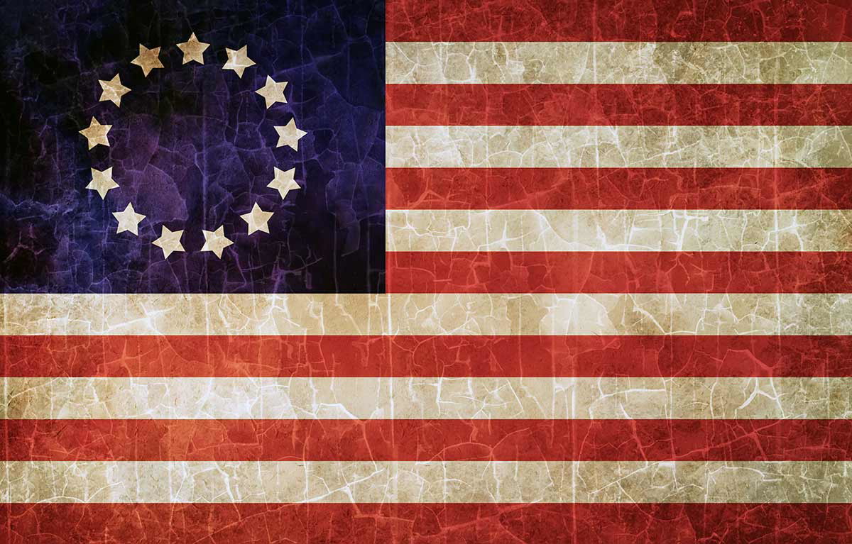 1777 us flag