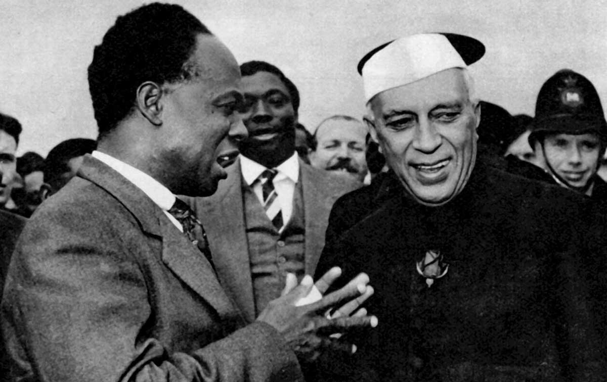 20th century african leader nkrumah nehru