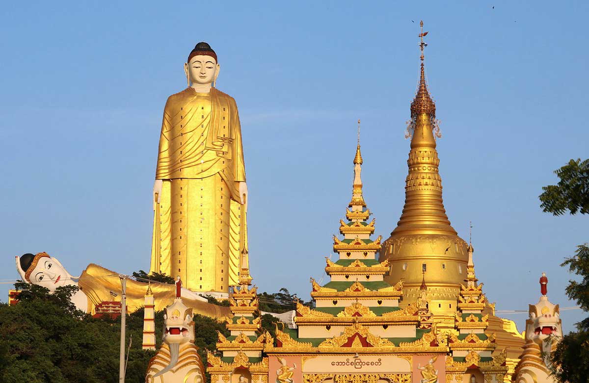 Laykyun Sekkya, Myanmar, tallest statues