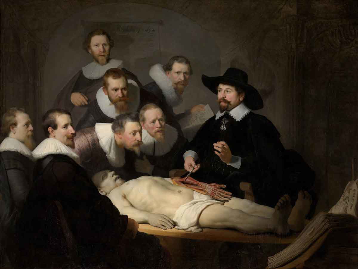 anatomy lesson rembrandt