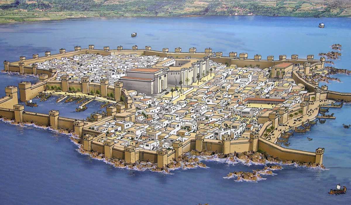 ancient tyre illustration